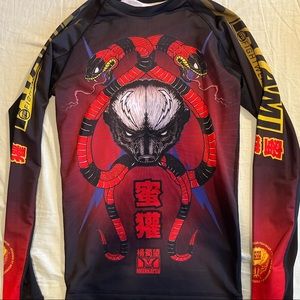 Tatami Fight Gear - M - Honey Badger Meerkatsu Rash Guard